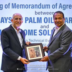 Memorandum of Agreement between MPOB and Meru Jaya POME Solutions
